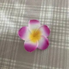 プルメリアモチーフ ヘアクリップ