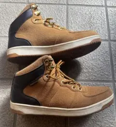 ブラウン スエード ハイカットシューズ