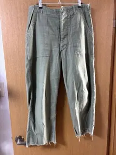 ひ*ろ様 60s アメリカ軍 実物 OG107 ベイカーパンツ 32×33 60s アメリカ軍 実物 OG107 ベイカーパンツ 32×33 - メルカリ
