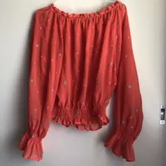 夏セール！　Heather シースルー トップス 2way オフショルにも◎