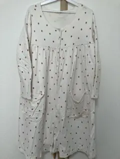 ジェラートピケ　いちご柄マタニティワンピースとパンツセット