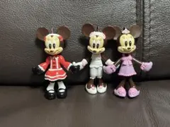 ディズニー　ミニー　アップ！スーパースタイリストキーチェーン　セット