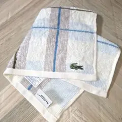 未使用！LACOSTE ラコステ　タオルハンカチ　ハンドタオル