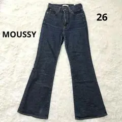 マウジー【美品】 MVS FLARE 26インチ　美脚　フレアデニム　日本製