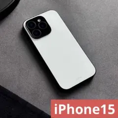 【新製品】iPhone15ケース 白