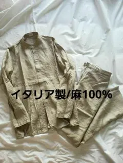 セットアップ シャツ ジャケット イタリア製 リネン 100% 麻 Armaniのサムネイル