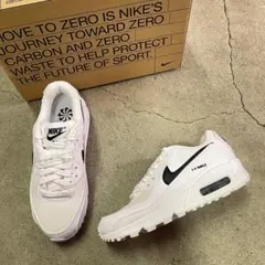 極美品】 NIKE エアマックス90 DH8010-101 ホワイト 23.0 - メルカリ