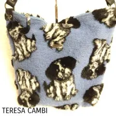 テレサカンビ　イアパピヨネ　ワンショルダーバッグ　トートバック　犬柄　イタリア製