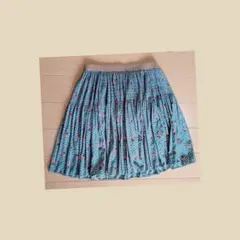 美品 フレアスカート　薔薇