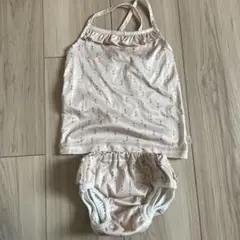 ベビー水着 タンクトップとパンツセット 90cm