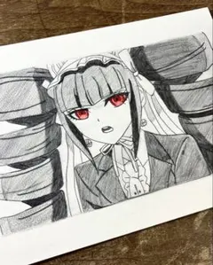 ダンガンロンパ セレス 手描き A4サイズボール紙