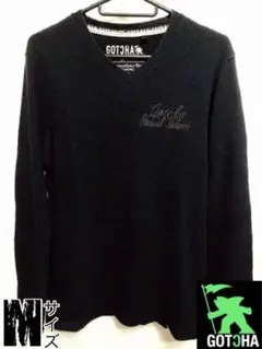 ■ GOTCHA ■(ワンポイントワッフル刺繍ロンT)