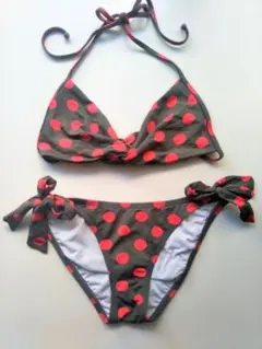 Pualani プアラニ ビキニ トップス ボトムス セット ワインレッド Pualani プアラニ ビキニ トップス ボトムス セット ワインレッド