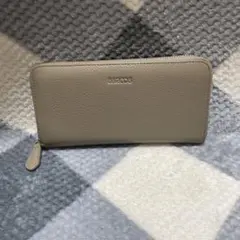 新品・未使用 BARCOS ベージュ レザー 長財布