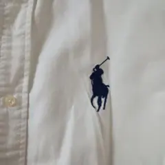 Ralph Lauren　ラルフローレン　白長袖シャツ　ビッグポニー　ジャンク品のサムネイル