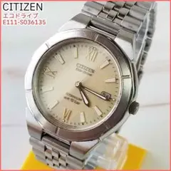 稼働品 シチズン エコドライブ 腕時計 E111-S036135 ソーラー