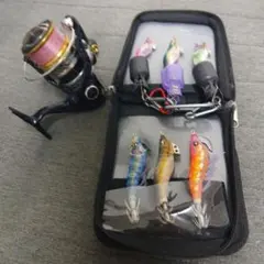 スピニングリール エギセット