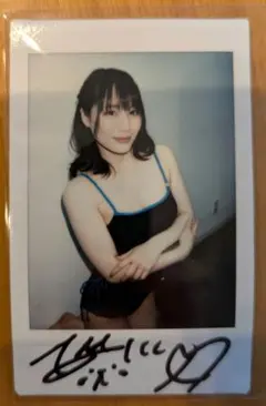 鈴村あいり 直筆サイン チェキ 【新品未使用】 ⭐️レア！！ 表情
