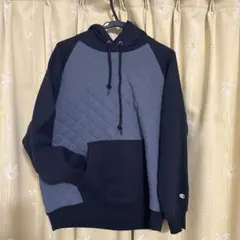 Champion ネイビー グレー パーカー