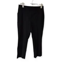 ユニクロ　UNIQLO　レディース　テーパードパンツ　ブラック　XL