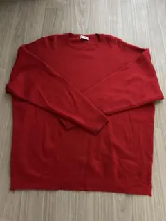 REAK'S STORE 赤ニットセーター Lサイズ