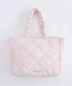 Maison de FLEUR キルティングパールトートバッグ