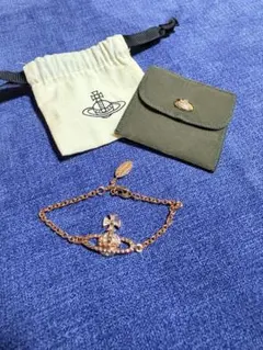 ヴィヴィアン ウエストウッド ブレスレット　ピンクゴールド系