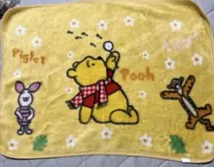 くまのプーさん ブランケット イエローお買い得