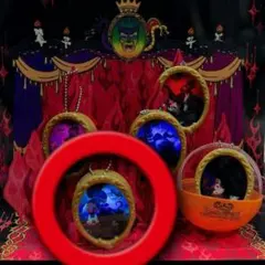 2016 　ディズニーハロウィン　トイカプセル　光るキーチェーン