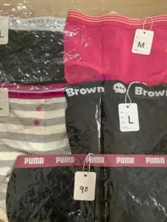 1600円　必ずプロフィール拝見　ガールズ　ショーツセット M/L 5枚