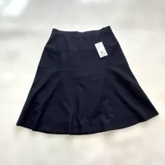 【美品】SOUP（スープ）フレアスカート 濃紺 15号 大きいサイズ 日本製