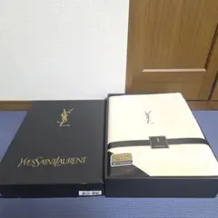【266】イブサンローラン　コットンソフトボアシーツ　 シングル　自宅保管品