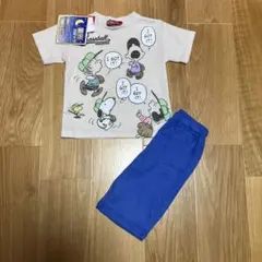 新品　PEANUTS スヌーピー　蓄光パジャマ　上下セット　110cm