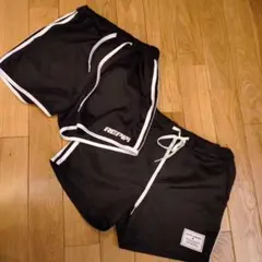 REPIPI ブラックショートパンツ　2枚セット　美品