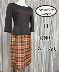 未使用【ベルト欠品】Aylesbury アリスバーリー ドッキングワンピース