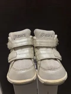【ASICS】ベビーシューズ 13.0センチ　ホワイト ハイカット