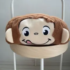 【新品未使用】おさるのジョージ　プラチナムザッカフェイスティッシュボックスカバー