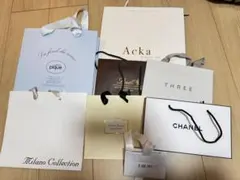 ショップ袋セット（pique, CHANEL, DIORなど）