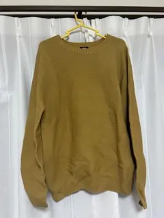 マスタード 黄色 イエロー ニット セーター