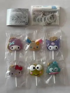 【全6種】サンリオキャラクターズ カラフルキャンディチャーム コンプリート