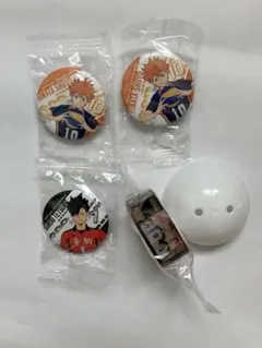 くら寿司 ✖️ハイキュー　缶バッチ　マスキングテープ