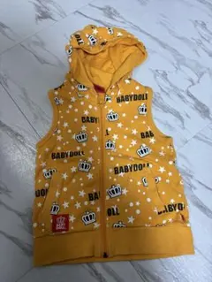 BABYDOLL フード付きベスト 100cm