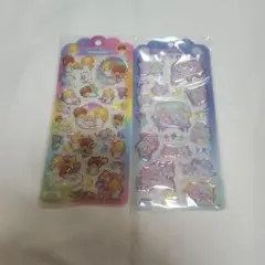 サンリオ　リトルツインスターズ　ドロップジェリーシール