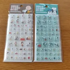 スヌーピー　ドロップブロックシール　タイルシール