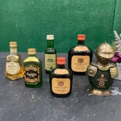 ミニチュアボトル ブランデー リキュール 6本セット - メルカリ