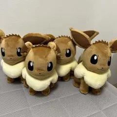 ポケットモンスター めちゃもふぐっとぬいぐるみ イーブイ 3体セット