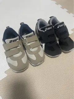 ASICS スニーカー 2色セット　17cm