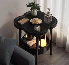 花柄サイドテーブル　コーヒーテーブル　ローテーブル