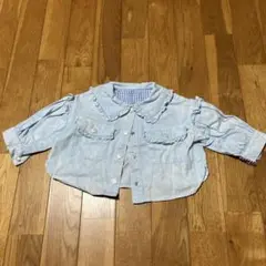メゾピアノ　デニムシャツ