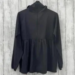 新品【 comcoca 】coca UVカット ギャザーパーカー 黒 Sサイズ